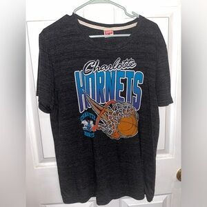 Charlotte Hornets Grey T Shirt Homage Men's Large